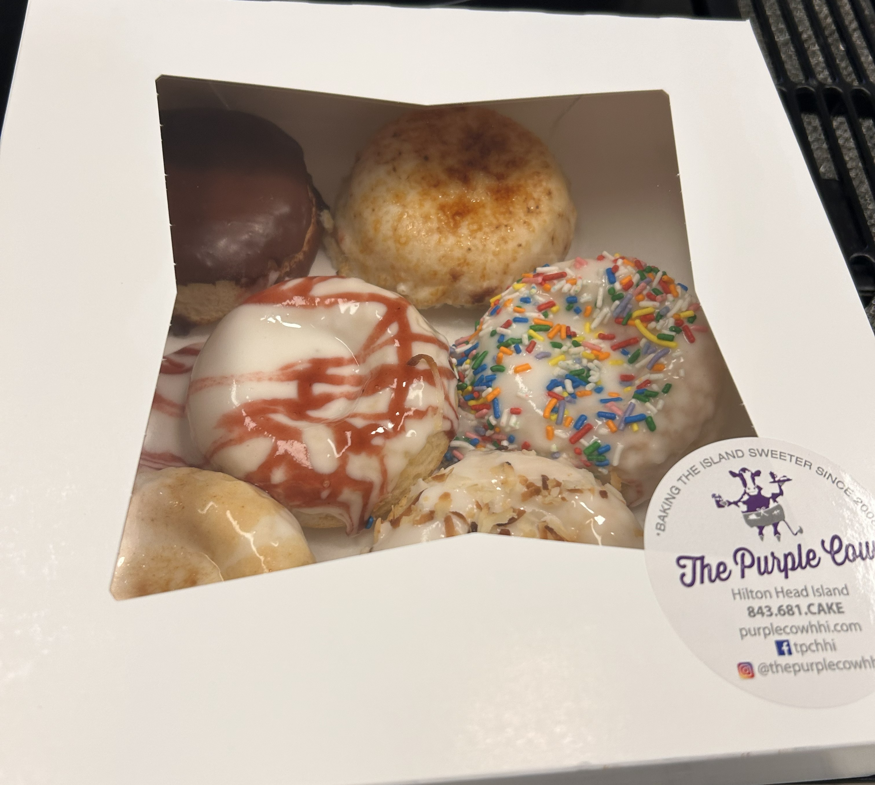 Donuts at The Purple Cow