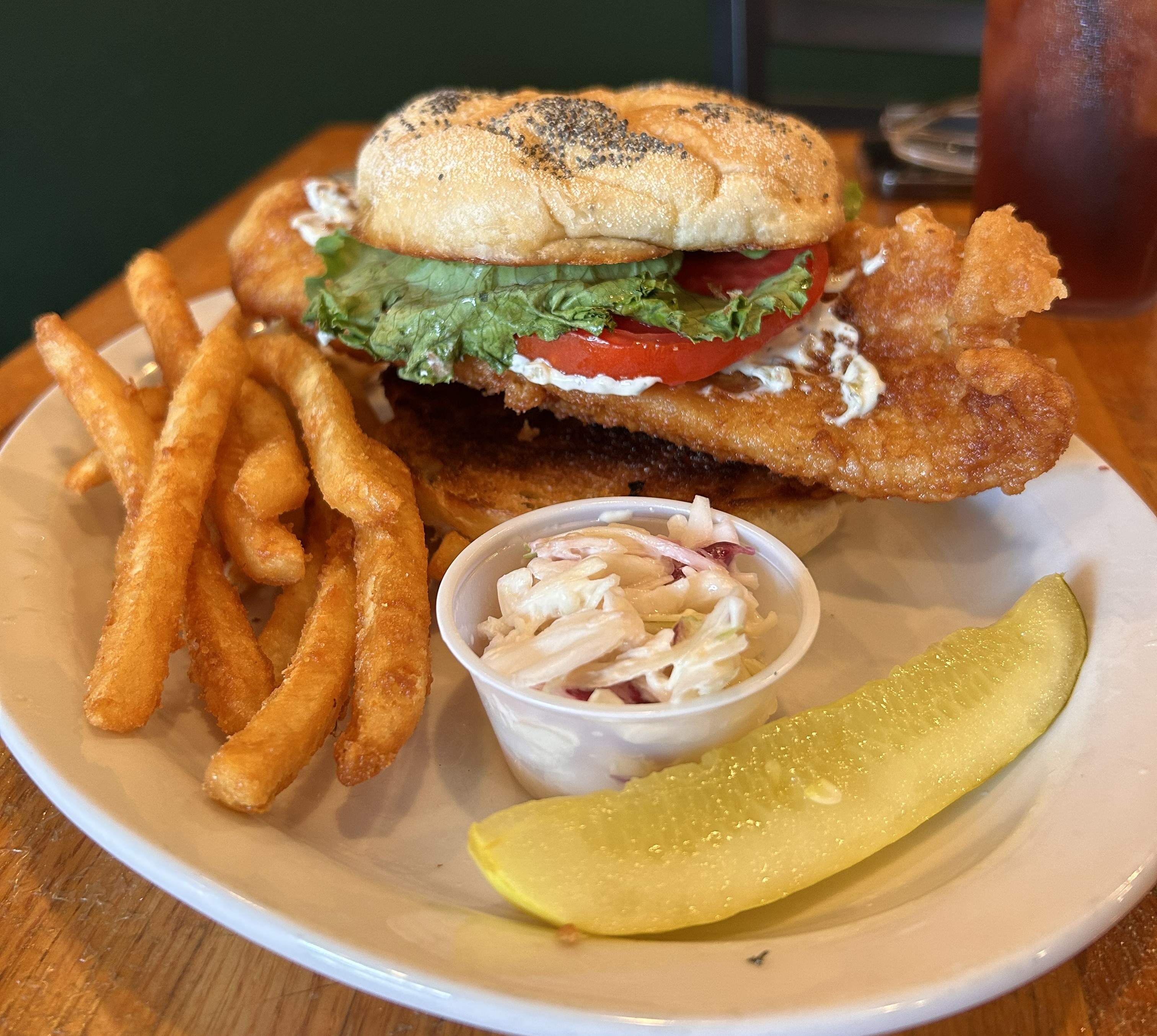 Fried Grouper Sandwich at Hinchey’s Chicago Bar & Grill