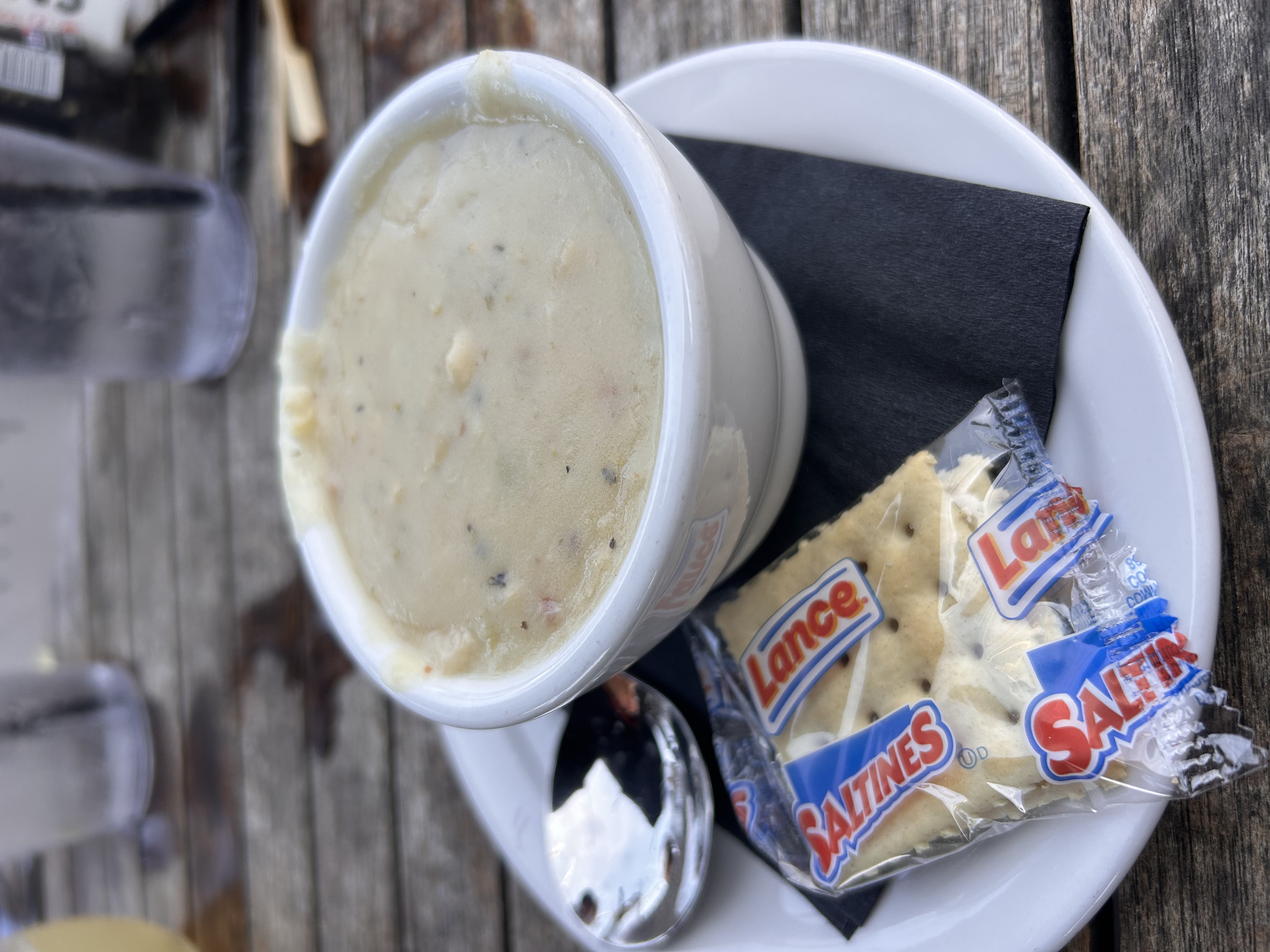 New England Clam Chowder at Hudson’s