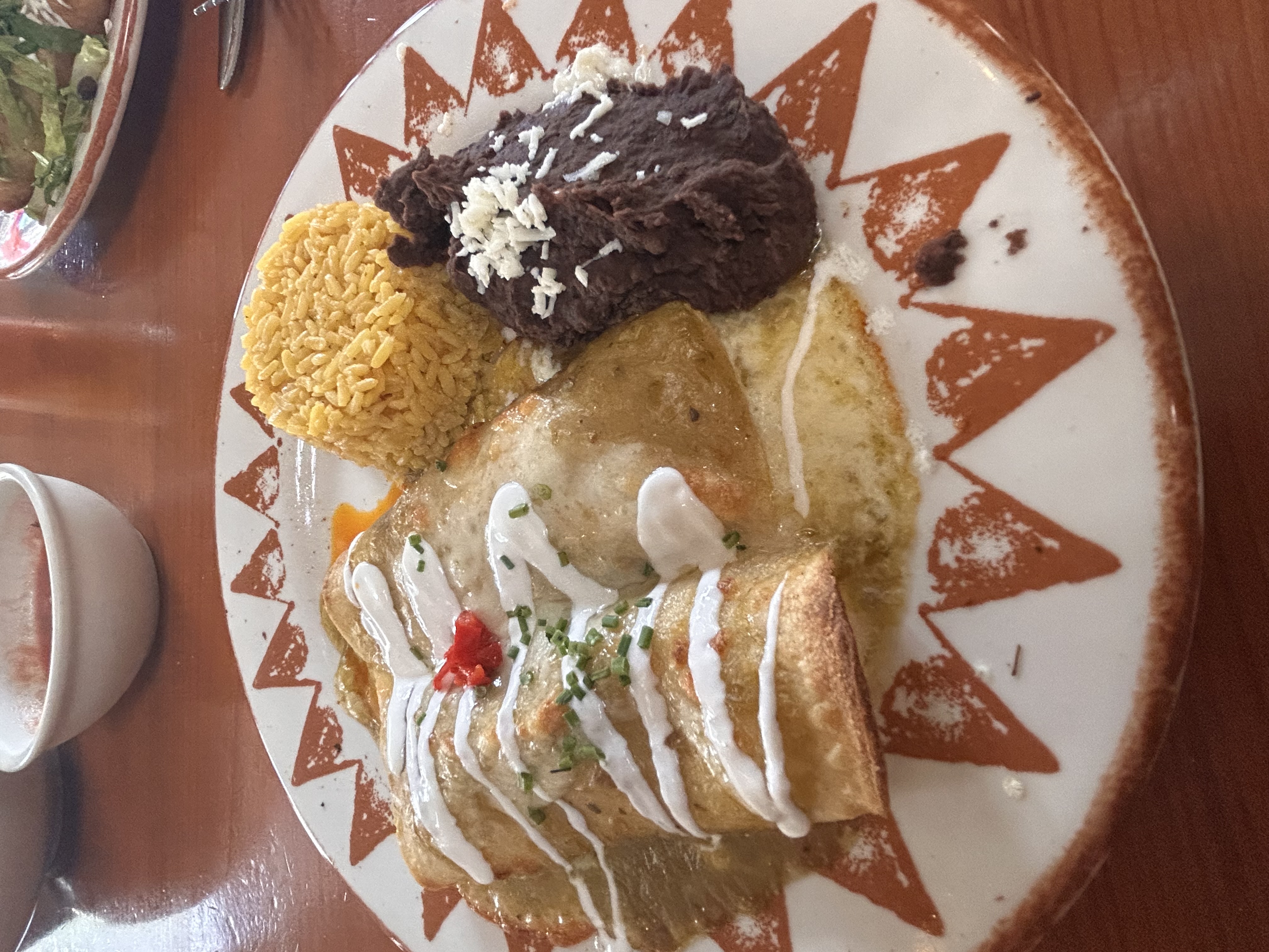 Chorizo Enchiladas at Santa Fe Cafe