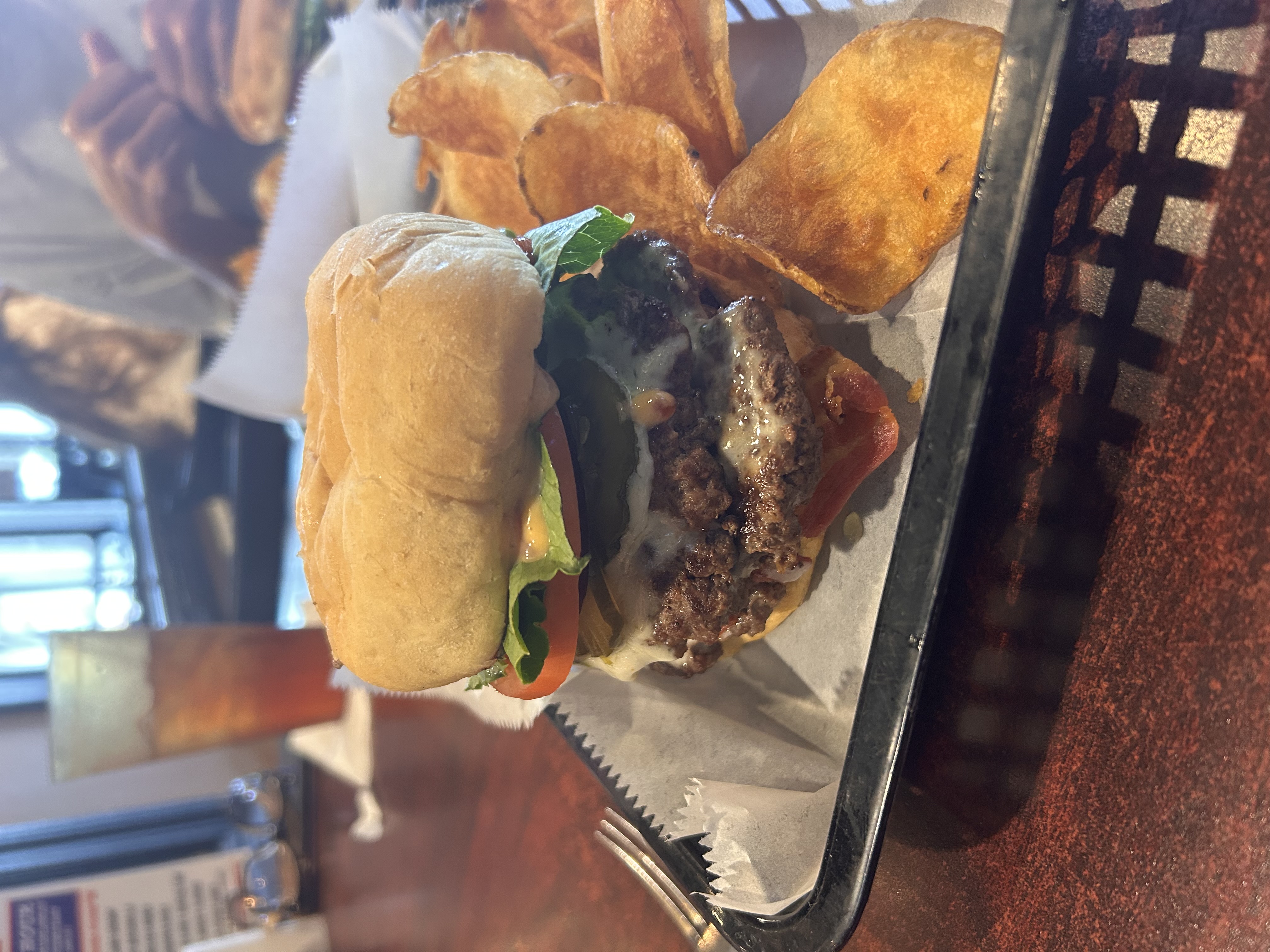 Ultimate 3 Patty Smashburger at Street Meet American Tavern